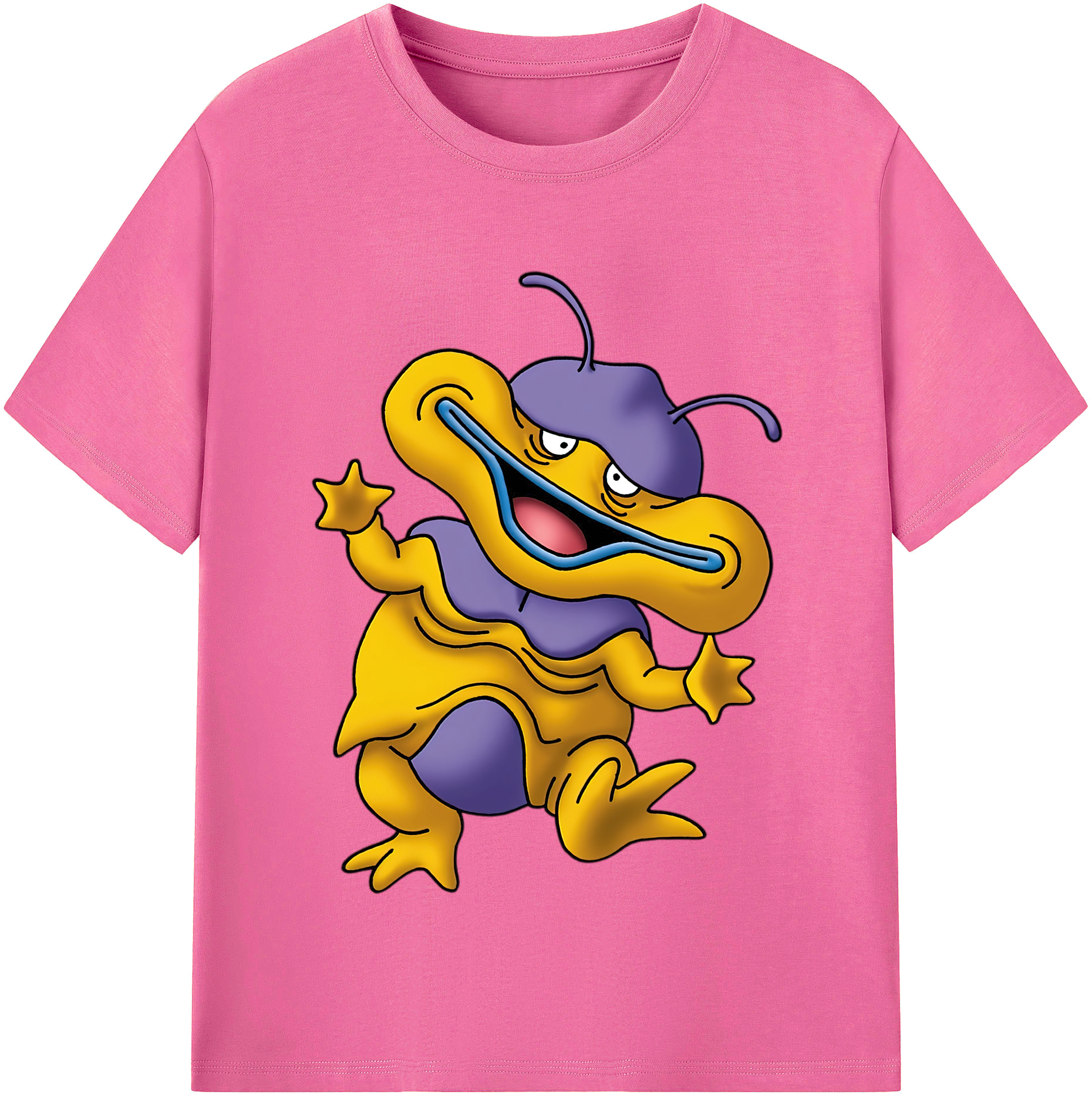 （画像用） ドラゴンクエスト Doragon Kuesuto Dragon Quest レディースカジュアルプリントTシャツ（綿100％）